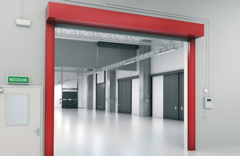 Reasystem røggardin